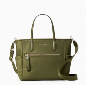 Kate Spade Chelsea Nylon Medium Bag, Enchanted Green